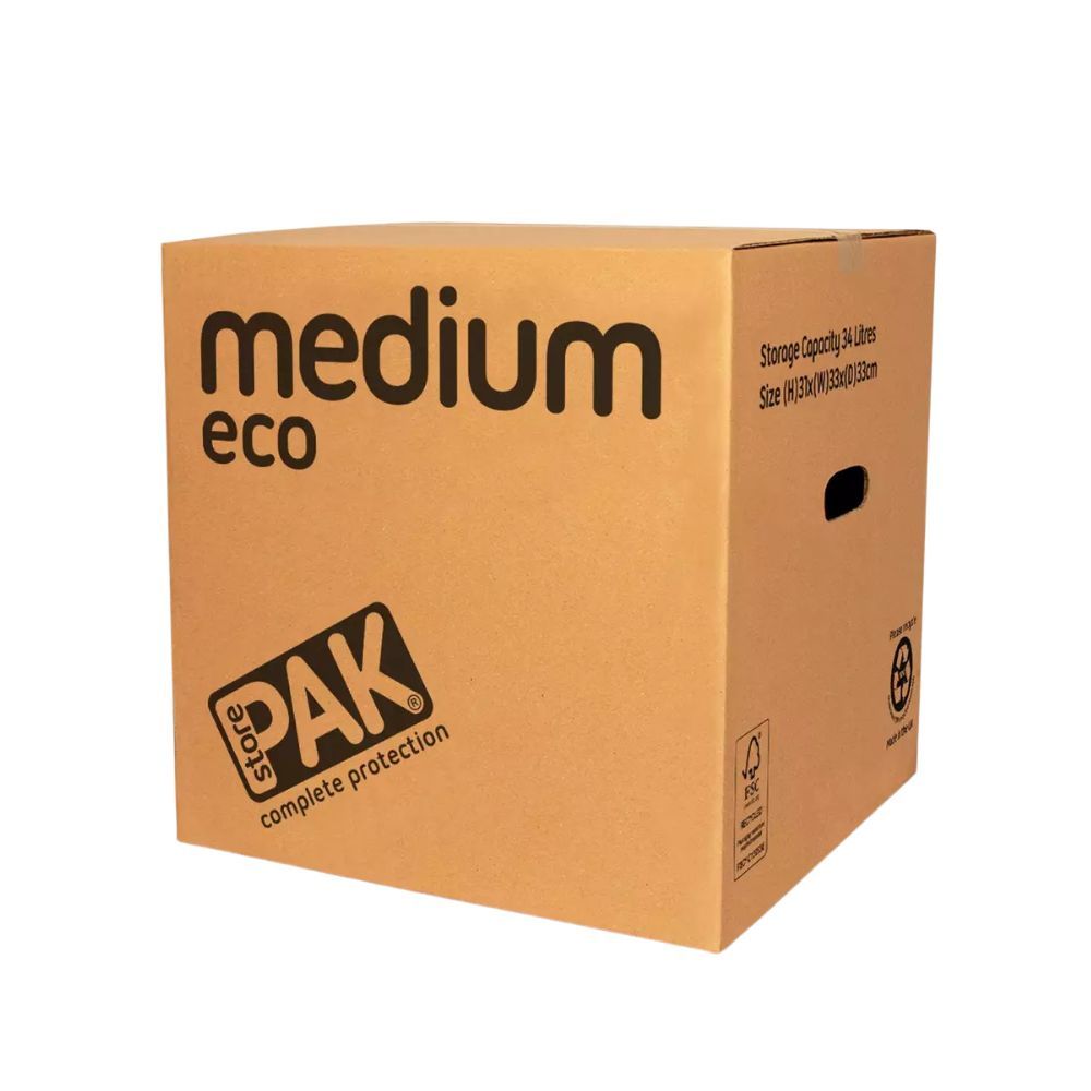 Medium Eco 33L Storage & Moving Box, Strong Reusable