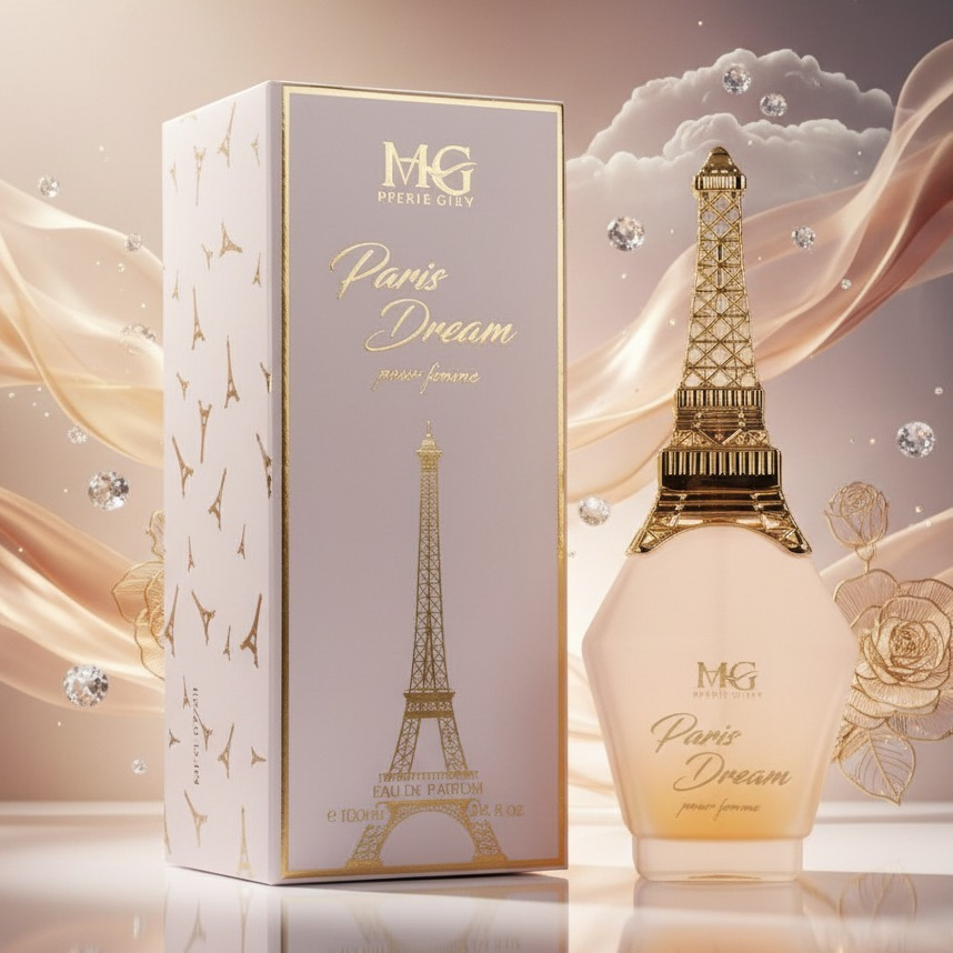 Image of Everlyx - Mon Paris By Mg Women's Perfume 100ml - Elegant And Romantic Fragrance With Floral And - Sophisticated And Long-lasting Scent Paris