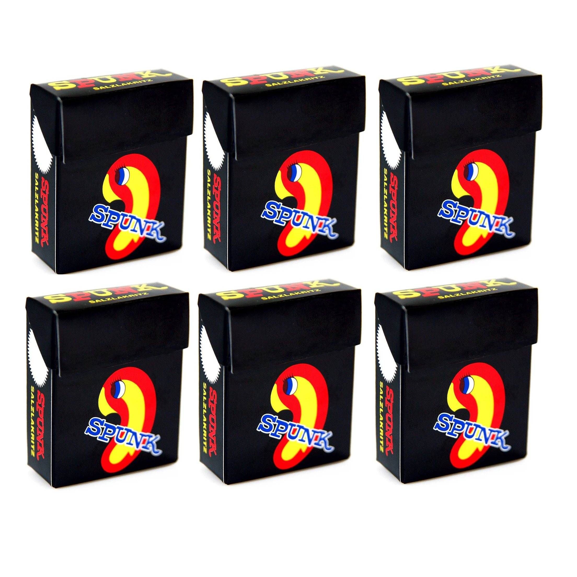Spunk Salt Licorice Pastilles Mini-box 6x20g