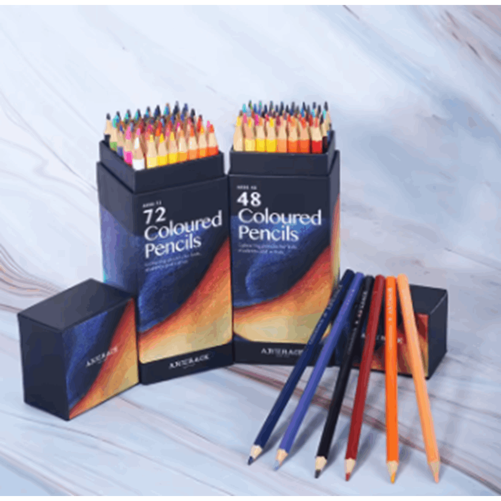 TEMU Set de Lápices Profesionales (72/48 Unidades) - Ideal para Dibujo, y Libros de Colorear