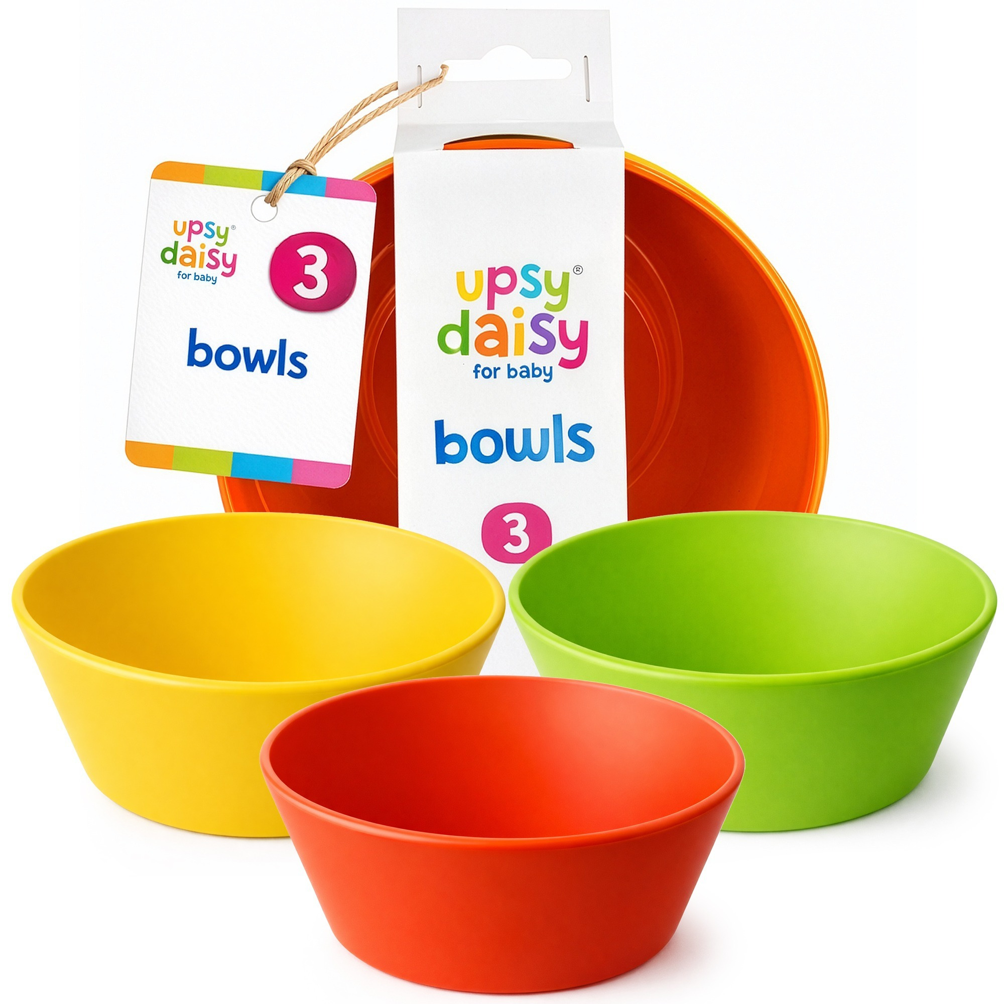 TEMU 3 Pack Baby Bowls | Toddler Feeding Bowls | Plastic Weaning Bowls For Baby Food | Lightweight Kids Bowls | Dinnerware Set For Everyday