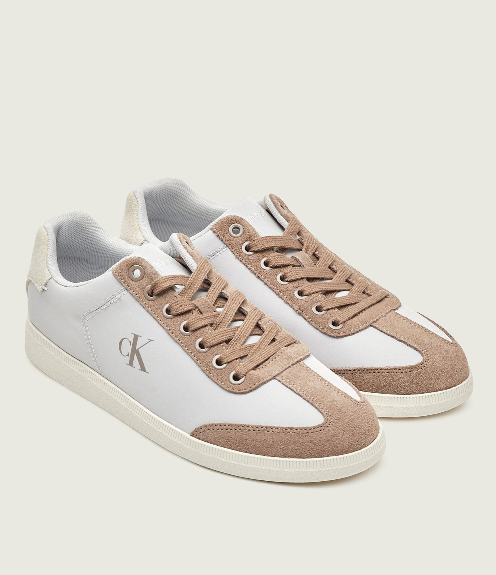 Calvin Klein Heren Witte Basket - Veters