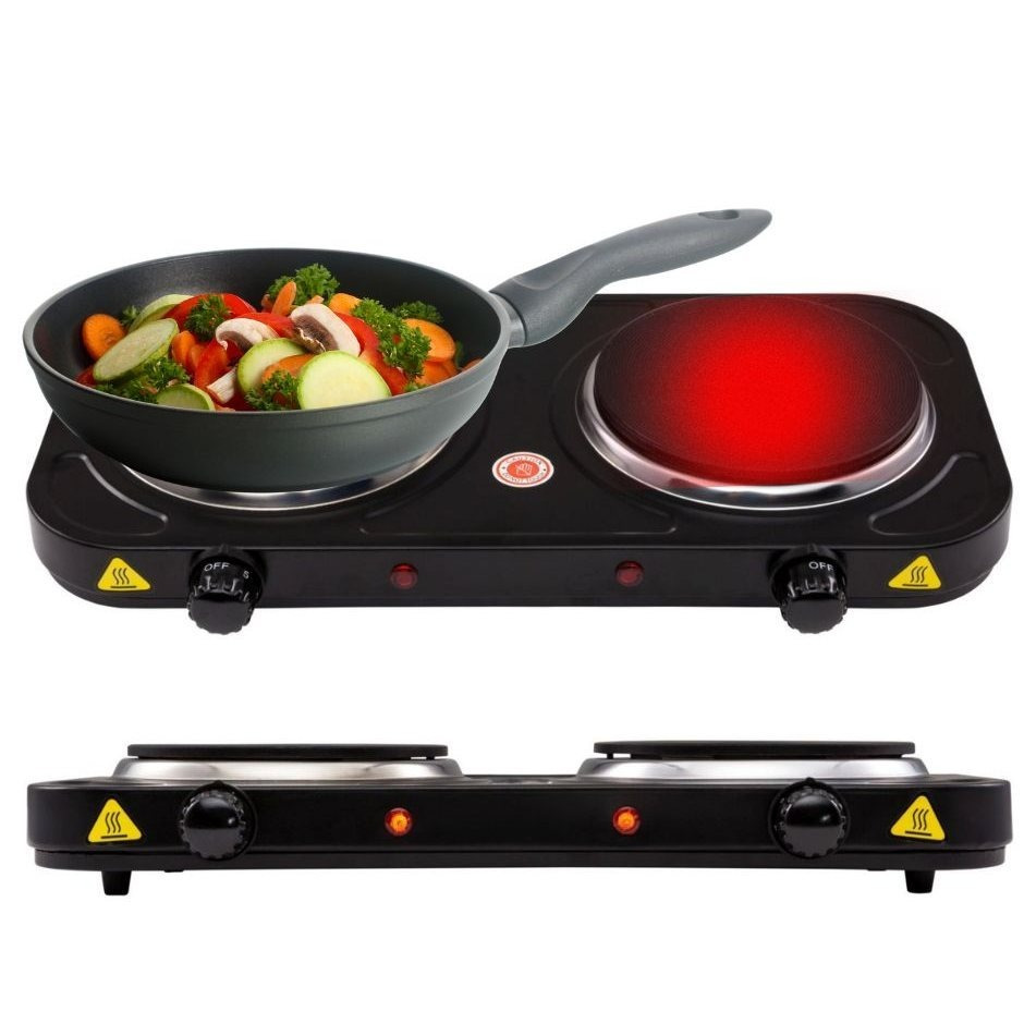 Image of Portable Two-burner Camping Stove