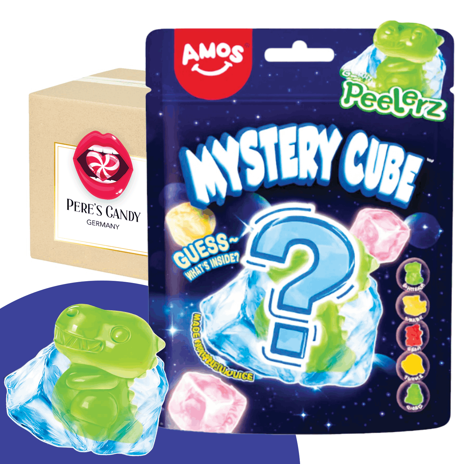 Amos Peelerz Gummy Mystery Cube 65g