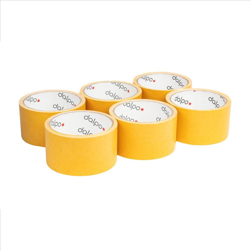 TEMU 6 Rolls Of Super Strong Double-sided Adhesive Tape 50mm X 10m / Double-sided Carpet Adhesive Tape / Double-sided Adhesive Tape With Strong /