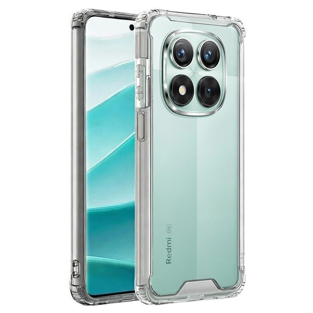TEMU para Xiaomi Redmi Note 15 Pro+ (Plus) 5G Carcasa Antigolpes Reforzada Anti Antishock Esquinas y Bordes Forro Protector TPU + PC Reinforced Case