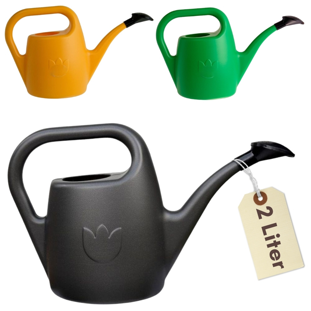 E-shop Gießkanne 2 Liter mit Brausekopf Gießkanne Zimmerpflanzen Mini Giesskanne Klein Blumengießkanne Kunststoff Zimmergießkanne Innen Gartengießkanne