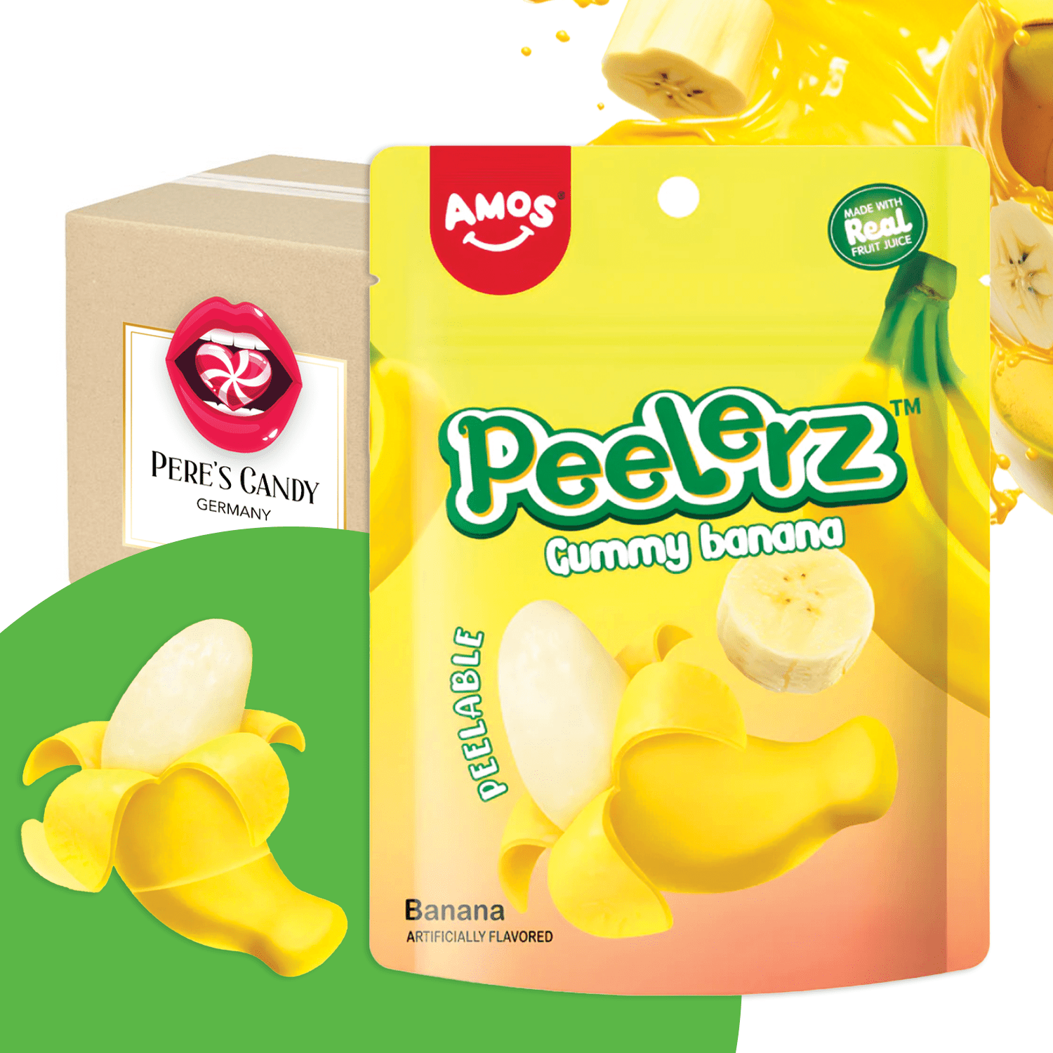 E-shop Amos Peelerz Gummibanane 65g