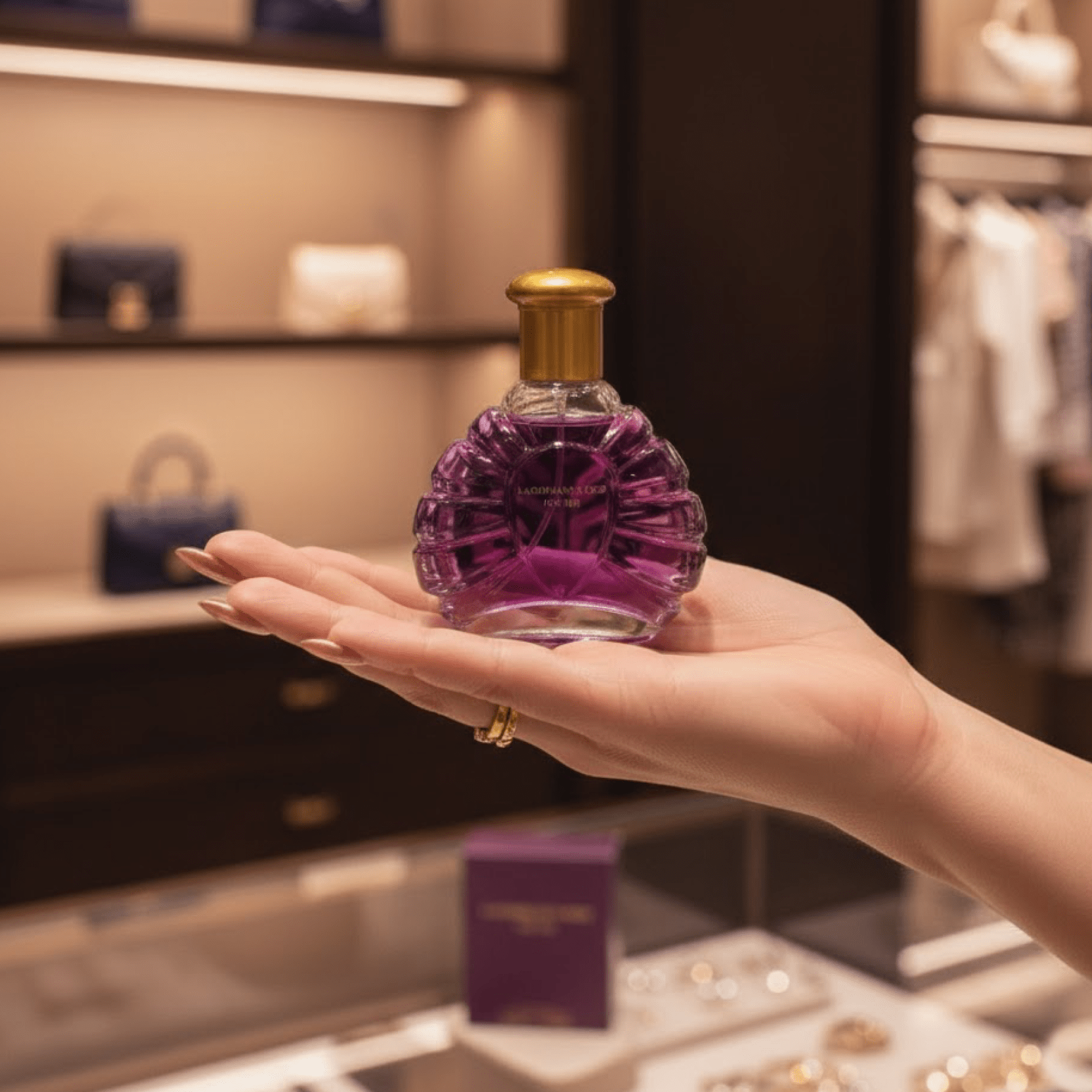 TEMU Luxury Women's Oud Perfume Purple 100ml Edp - And Long Lasting Feminine Fragrance For Ladies Perfect For Dates And Parties - Rich Scent Of