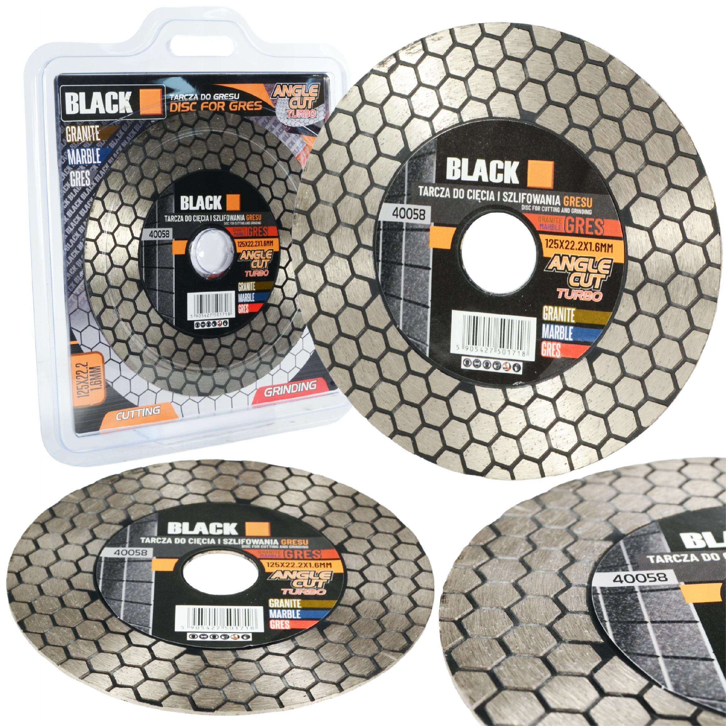 TEMU Professional Diamond Cut-off Disk 125mm For Grinding, Phasing, Cutting Tile, Stone, Ceramic, Dry, Black, Universal, Marble, Granite, 2-in-1 Tool