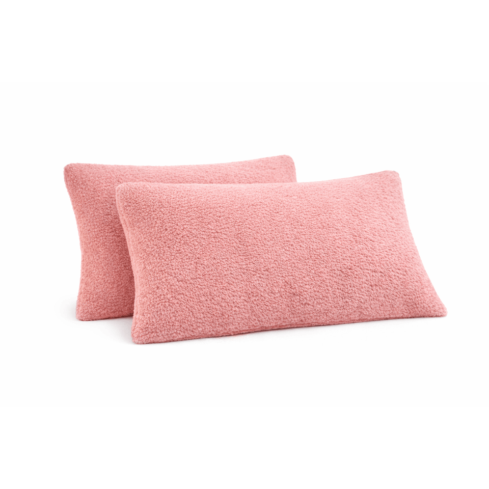 TEMU Chilimilii Warm Teddy Bear Fleece Pair Of Pillowcases Soft Thermal Sherpa Pillow Covers 50×75cm