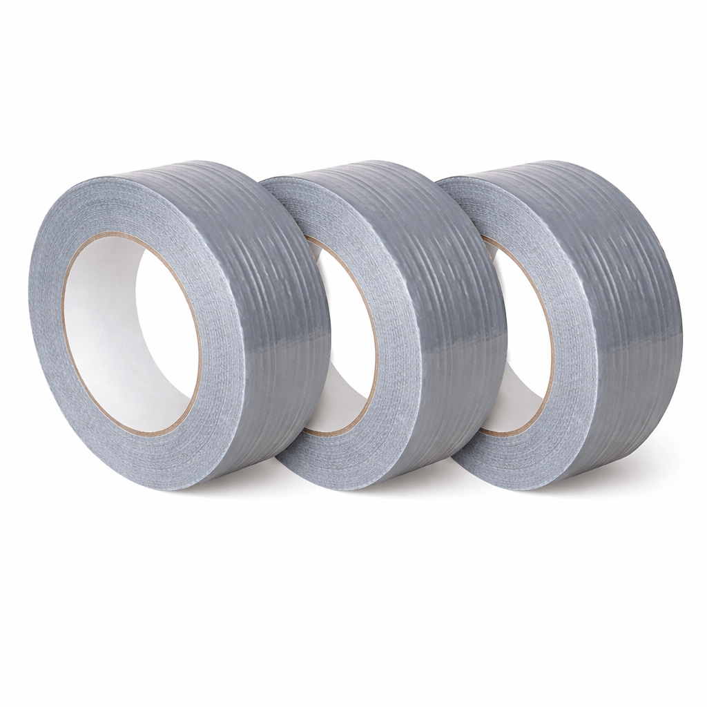 3 X Silvery Tape / 3 Packs Of Silvery Duct Tape / 3pcs Of Silvery Duct Tape / 3 Rolls Of Silvery Tape / Roll Of Silvery Duct Tape