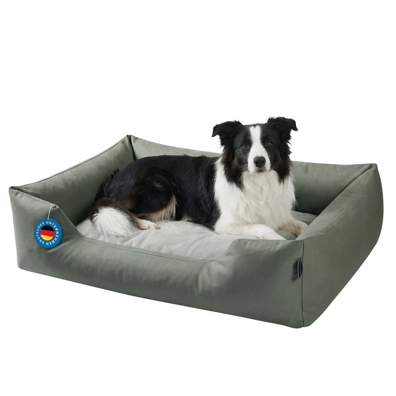 Image of Dog Bed For Dogs And Cats, Beds & Sofas And Mats For Medium & Large Dogs, Thick Dog Crate - Pet Beds Scratch-resistant Dog Cushion, Washable Dog Basket, Ergonomic Dog Sofa With Removable Cover