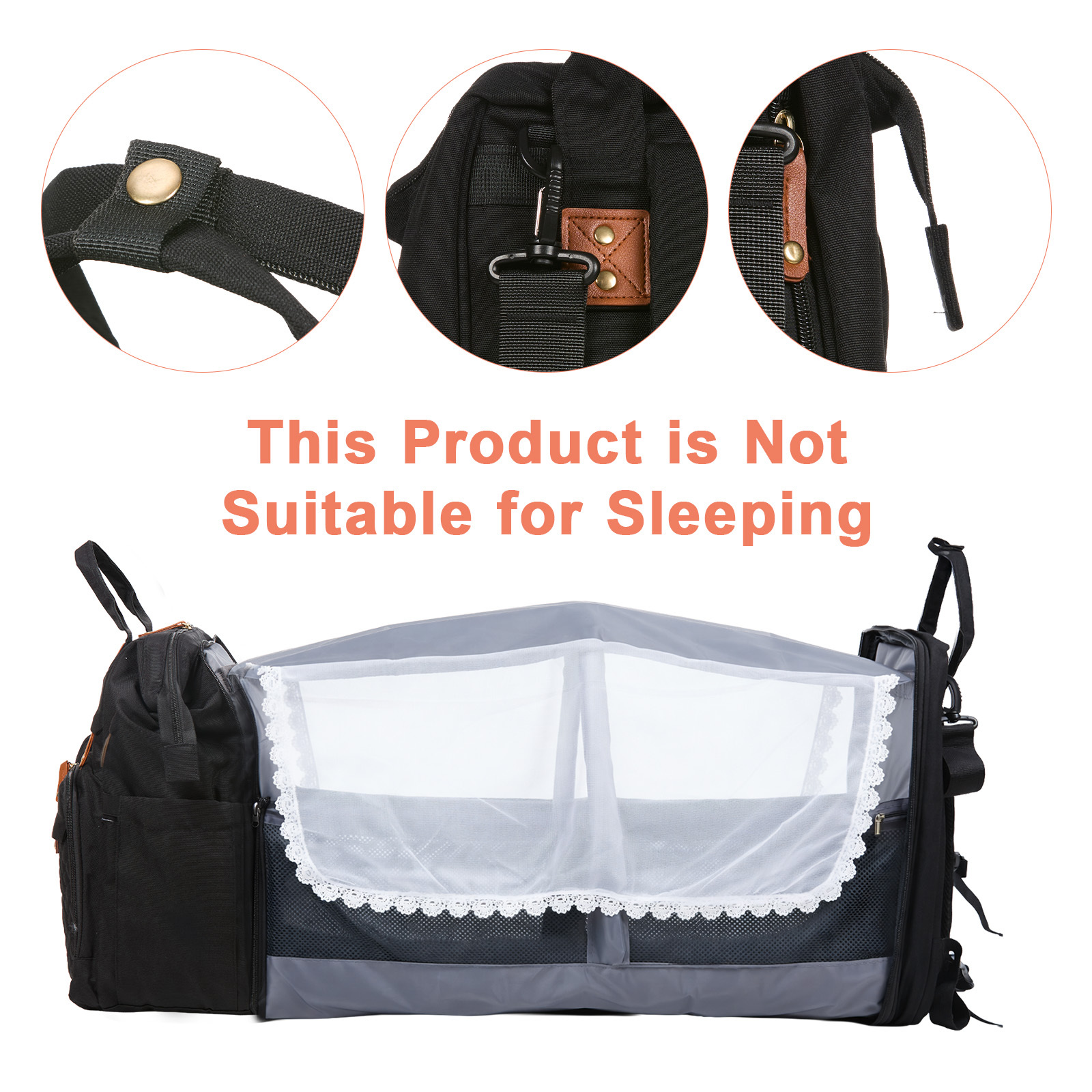 Diaper Bag Backpack with Changing Station for Travel
