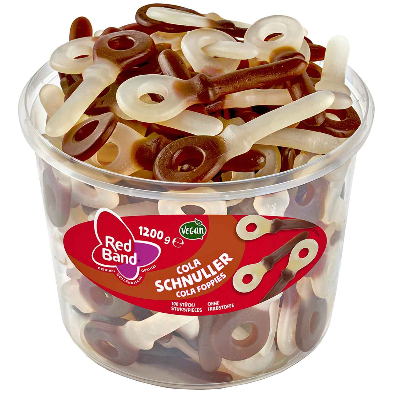 Red Band Cola Pacifier Bottle Fruit Gum 1200g