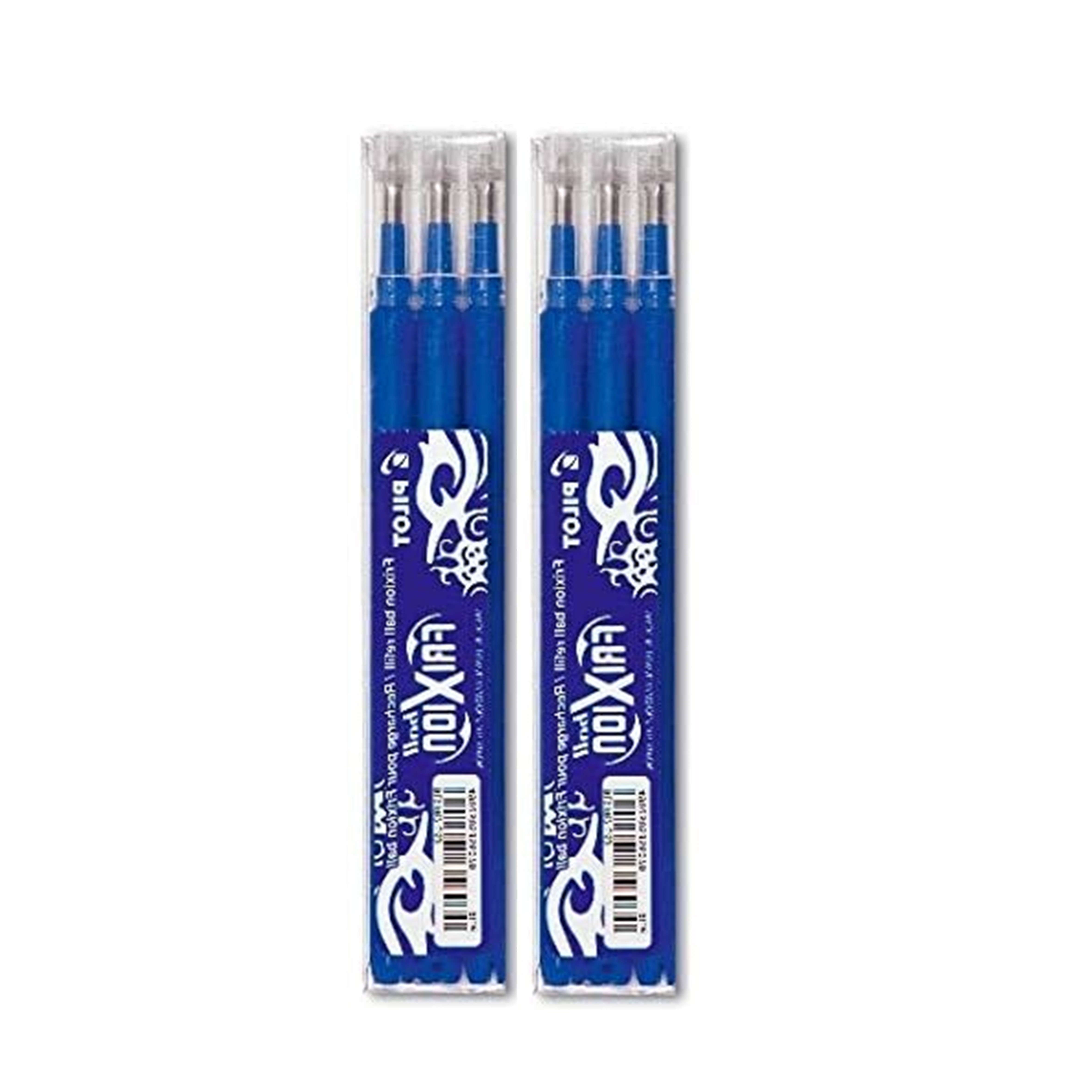 TEMU Ricariche Penna Cancellabile 0,7mm Blu compatibili per FriXion Ball & Clicker astuccio da 3 refill