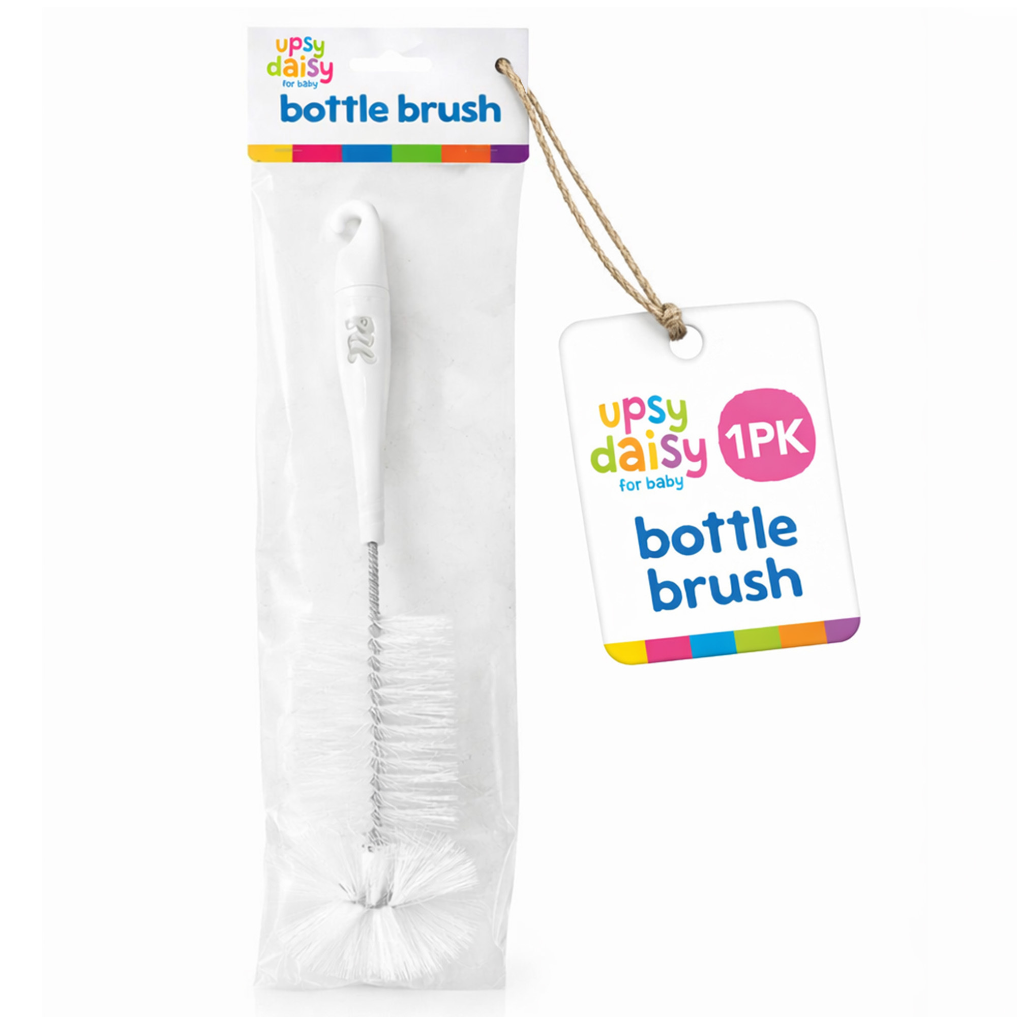 TEMU 1 Pack Baby Bottle Brush | Long Handle Bottle Cleaning Brush | Baby Feeding Accessories | Milk Bottle Cleaner With Hanging Hook | Daily Newborn