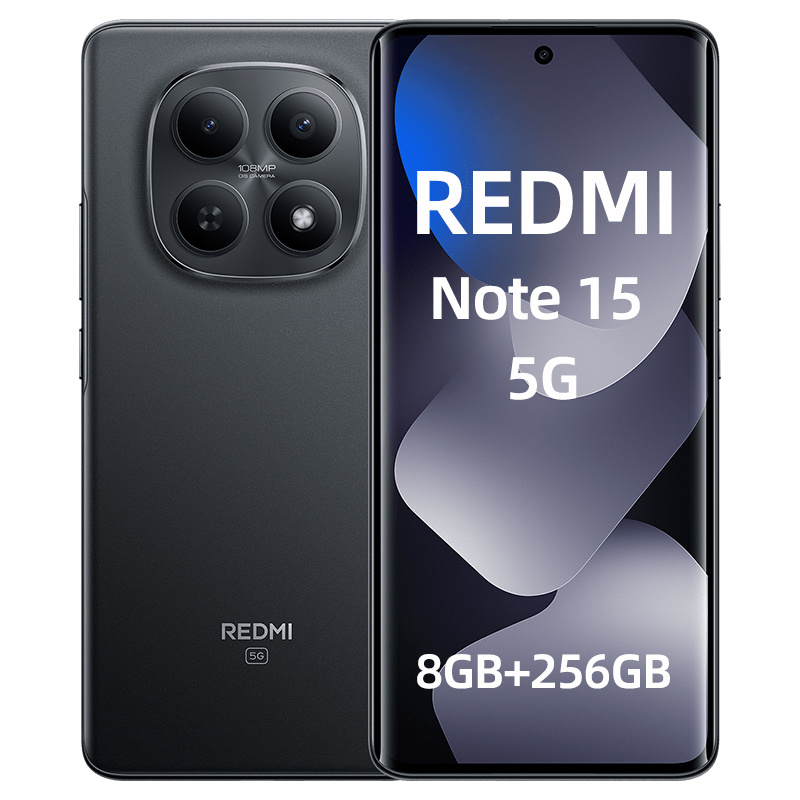 photo de l'article xiaomi   note 15 5g smartphone, 8   + 256  , snapdra n® 6  , écran amoled 6,77, appareil photo principal 108 mp, batterie 5520 mah (typ), chargeur non  , 25098ra98g