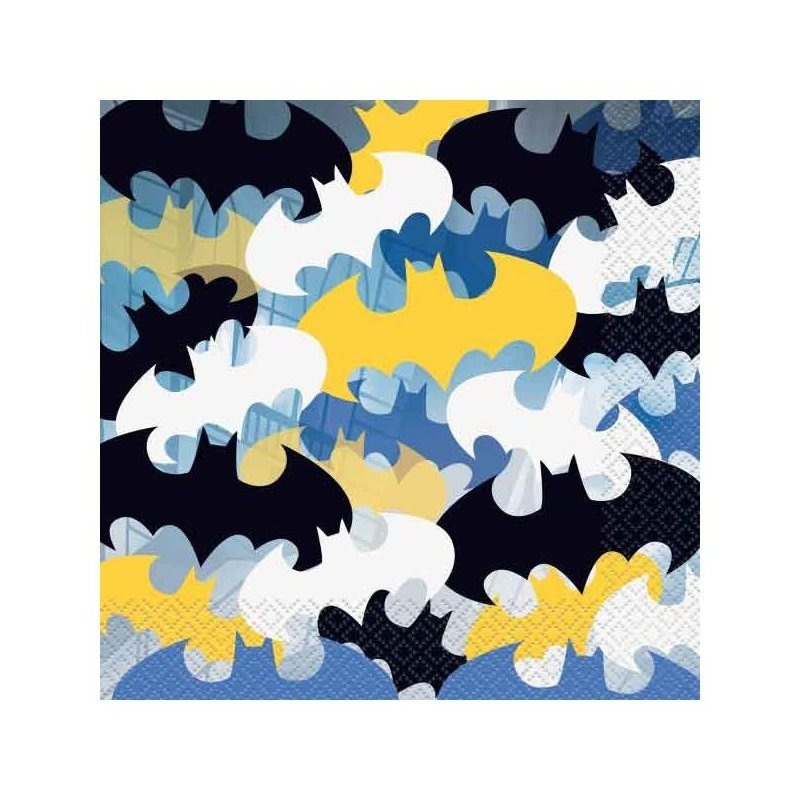 TEMU Batman Napkins (pack Of 16)