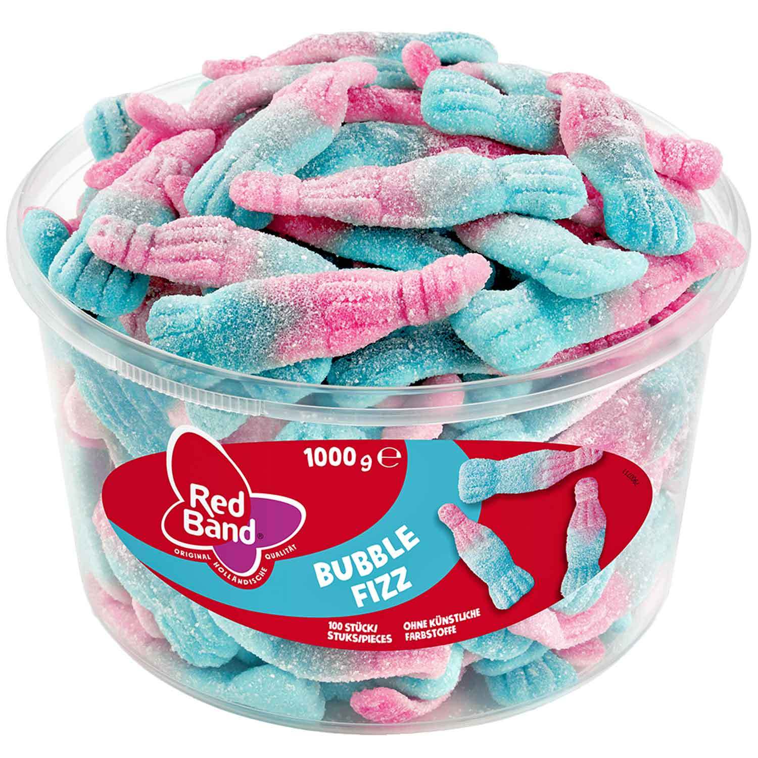 Red Band Bubble Fizz Fruit Gum 1000g