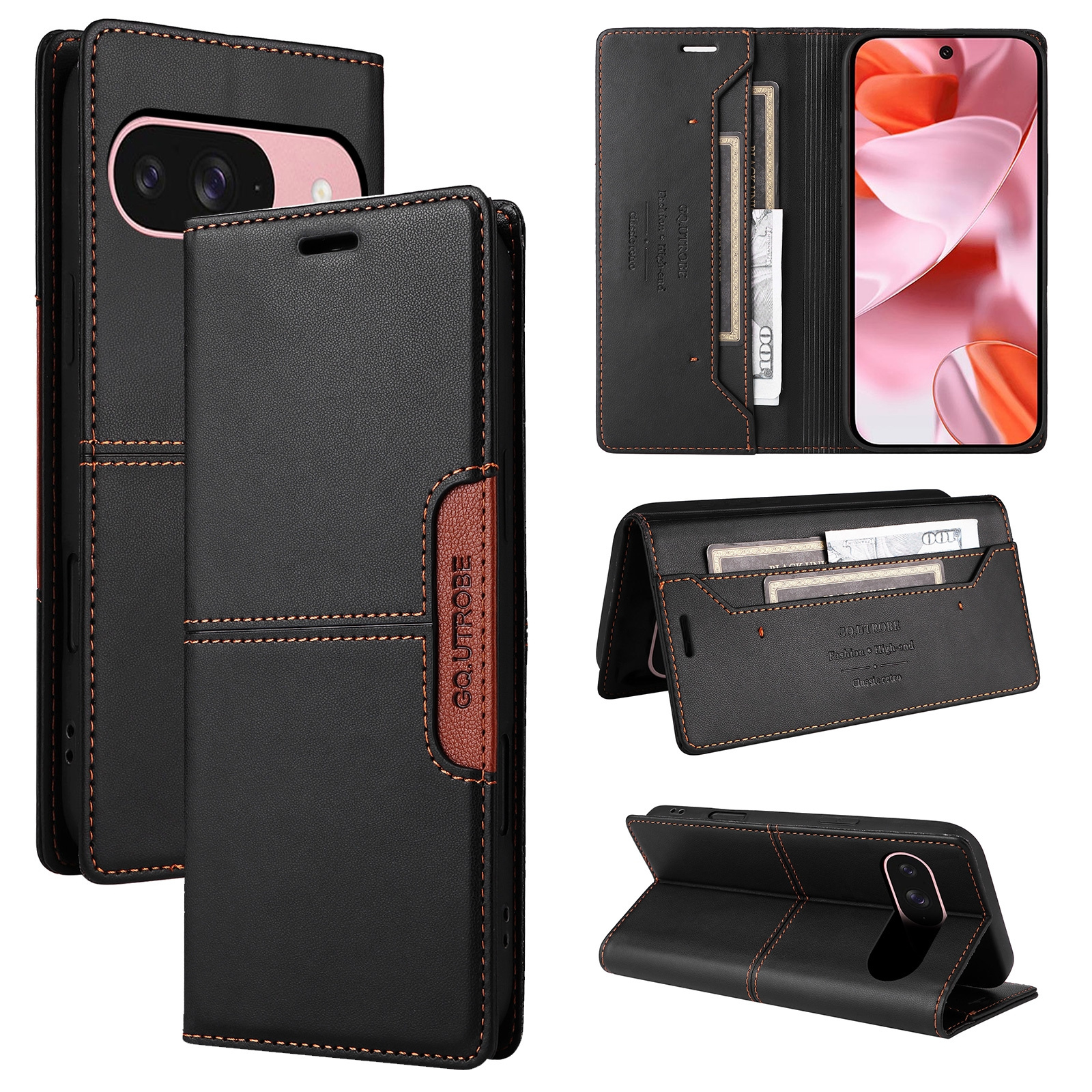 Flip Wallet Case With Rfid Blocking For Pixel 9 / 9 Pro / 10 / 10 Pro – Cover