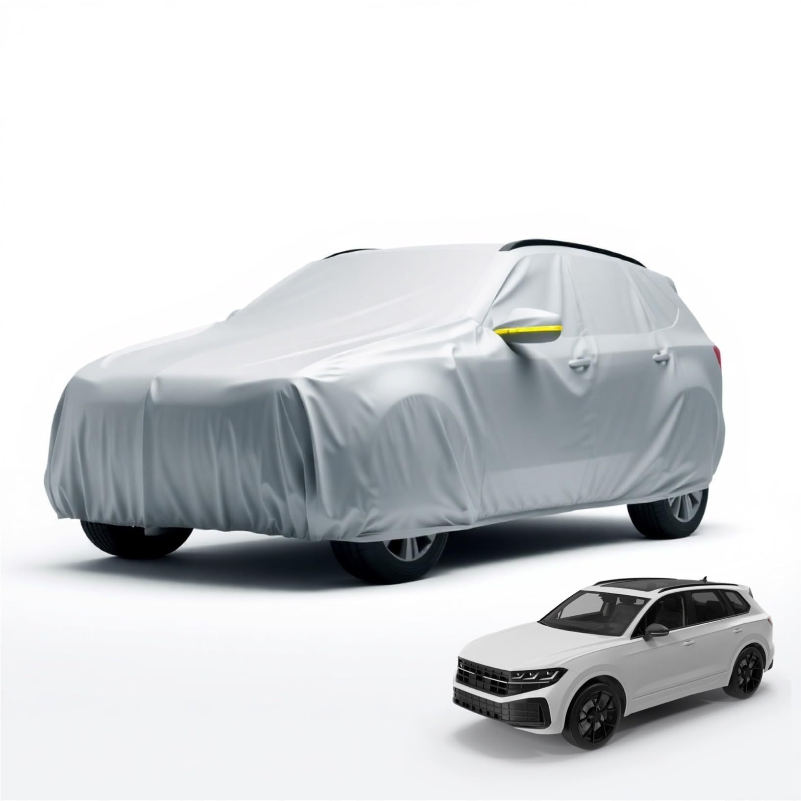 Image of Tk Suv Universal Car Cover 490x190x180cm: Waterproof Car Tarp For Cars/vehicles - Cover For Protection