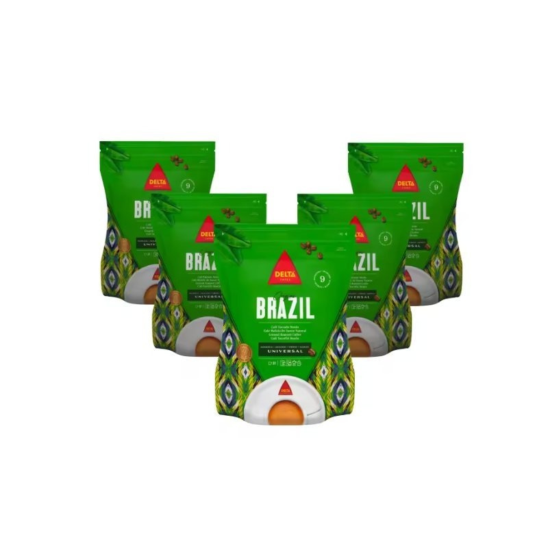 TEMU Delta - Café Natural Tostado - Paquete de 5*220 GR (Portugal, Colombia, Timor, Brasil, Angola)