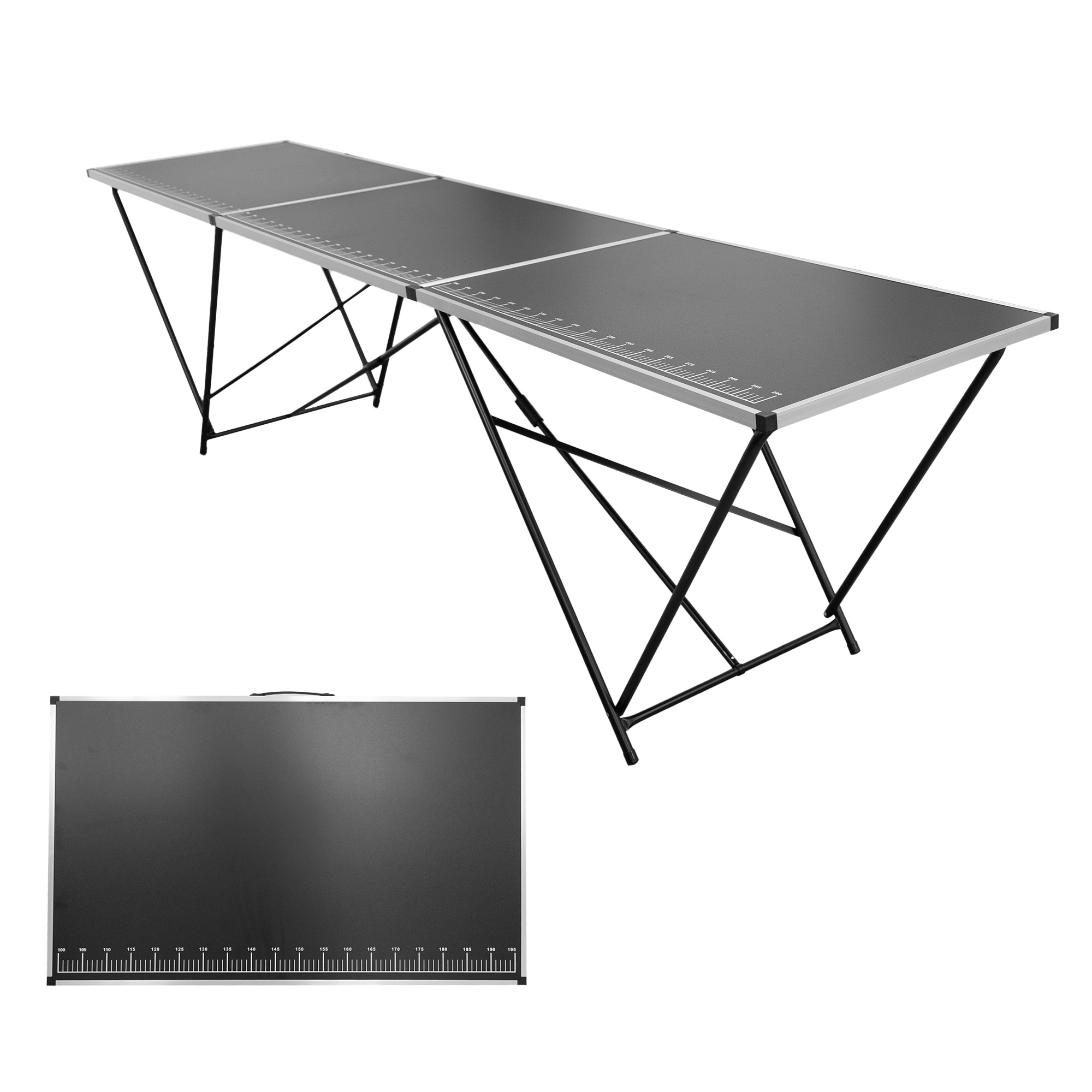 Folding Worktable | Stable Worktable | Multifunctional Table With Measuring Scale | Table 300 X 60 Cm | Multifunctional Table Loadable Up To 30.0 Kg