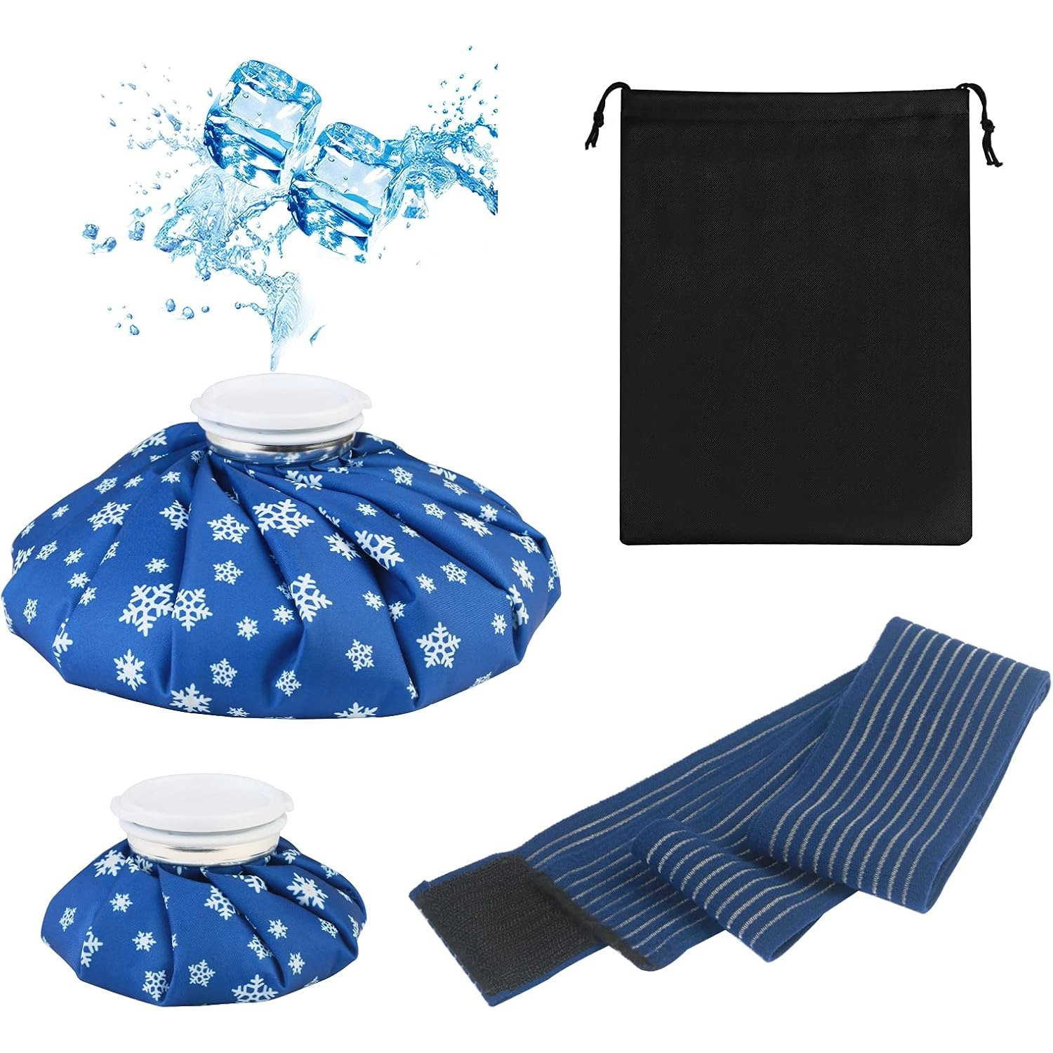 Party Packages - 2 Sets Of Cooling Bags For Reusable Cooler Bags Fillable With Ice Pack And Organizer For Summer Travel Camping