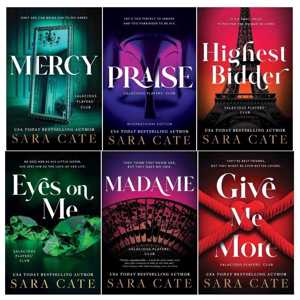 TEMU Salacious Players' Club Series By Sara Cate 6 Books Collection Set - Fiction - Paperback