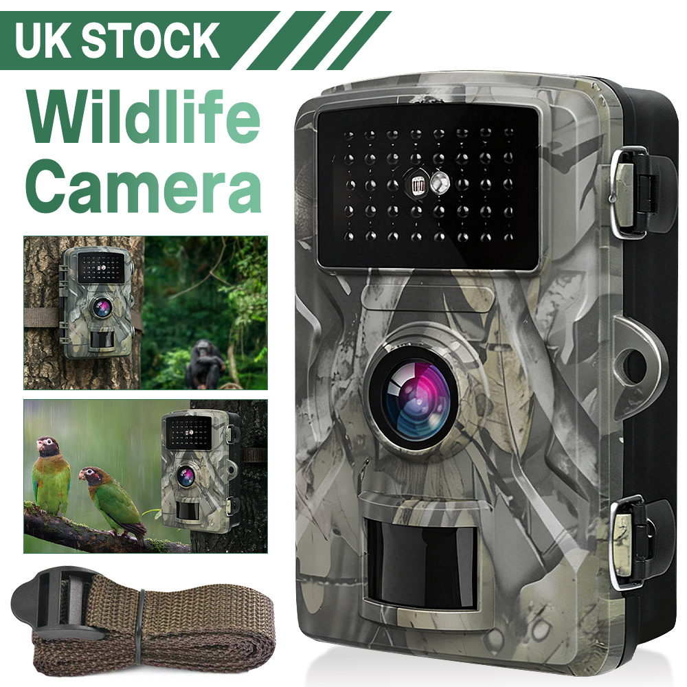 TEMU Wireless Hunting Camera | 1080p Hd With Night Vision, 0.8s Trigger, 130° Wide-angle Lens, Ip66 Weatherproof. Suitable For Outdoor Animal