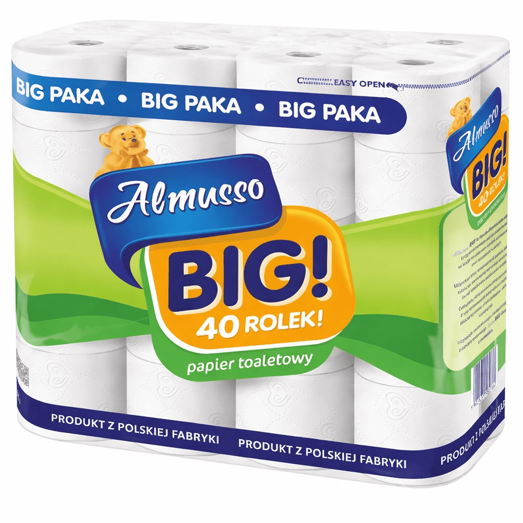 E-shop - Toilettenpapier 3-lagig 40 Rollen | Klopapier | WC Papier | Papierrolle | Toilettenpapier 3-lagig | Toilet Paper | Natürliche Zellulose