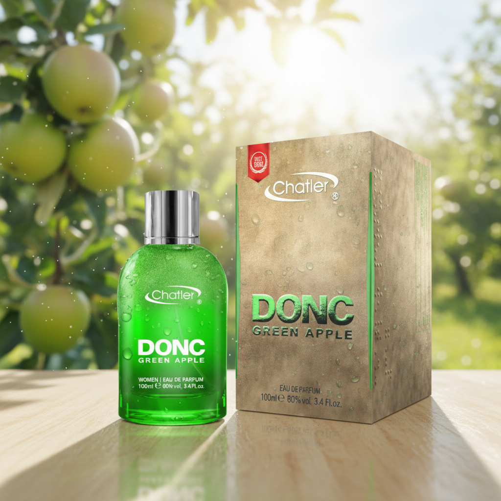 Image of Everlyx - Perfume Green By Chatler For Women 100 Ml - Fresh And Fruity Fragrance With And That Provides Vitality And A Refreshing - Ideal For Daily Use Or Special Moments.
