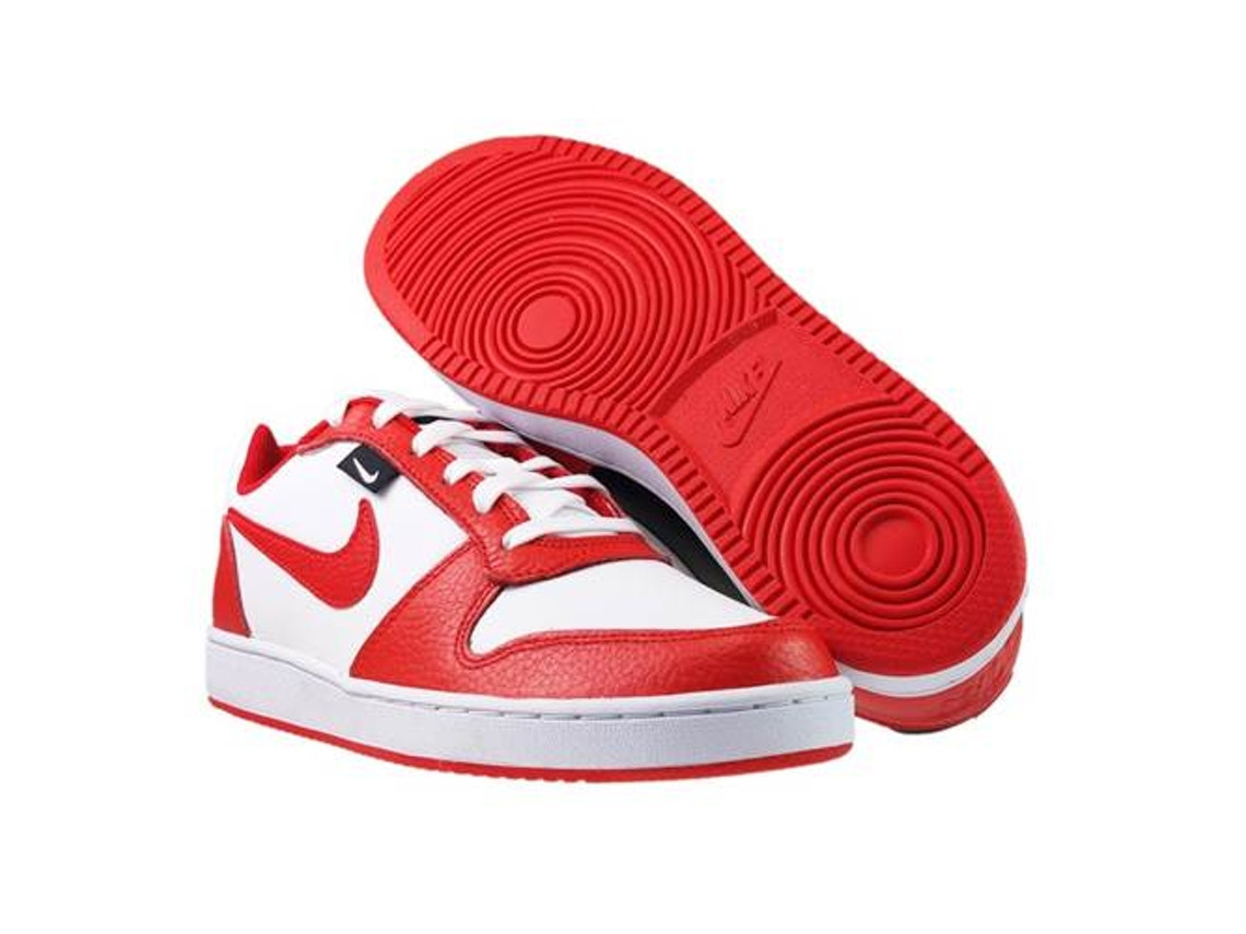 Nike Ebernon Low Premium Blanc/Rouge Basket