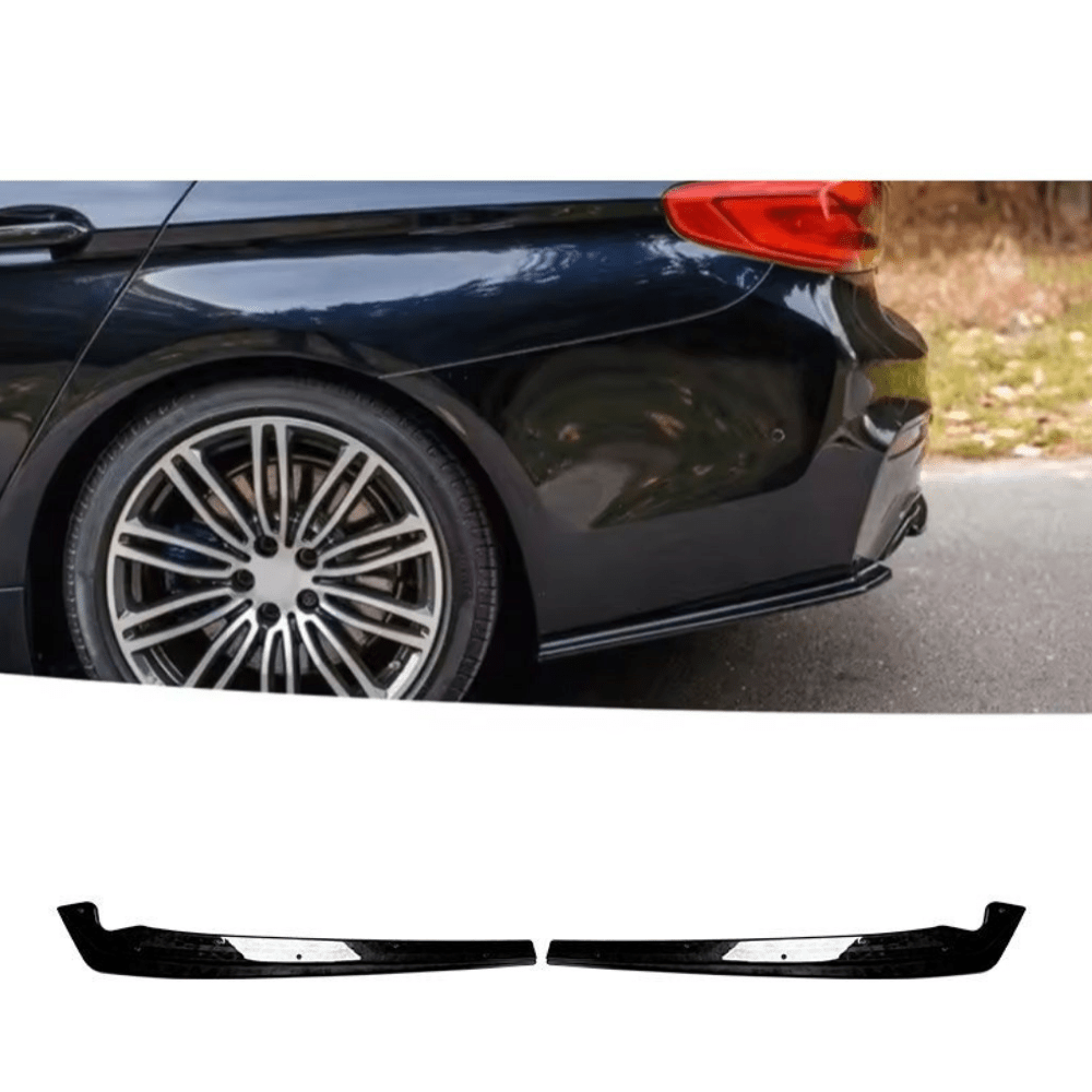 For 5 Serie G30 Rear Side Splitter 2018-2020 Abs Plastic Dynamic Design Enhances & Style High Quality