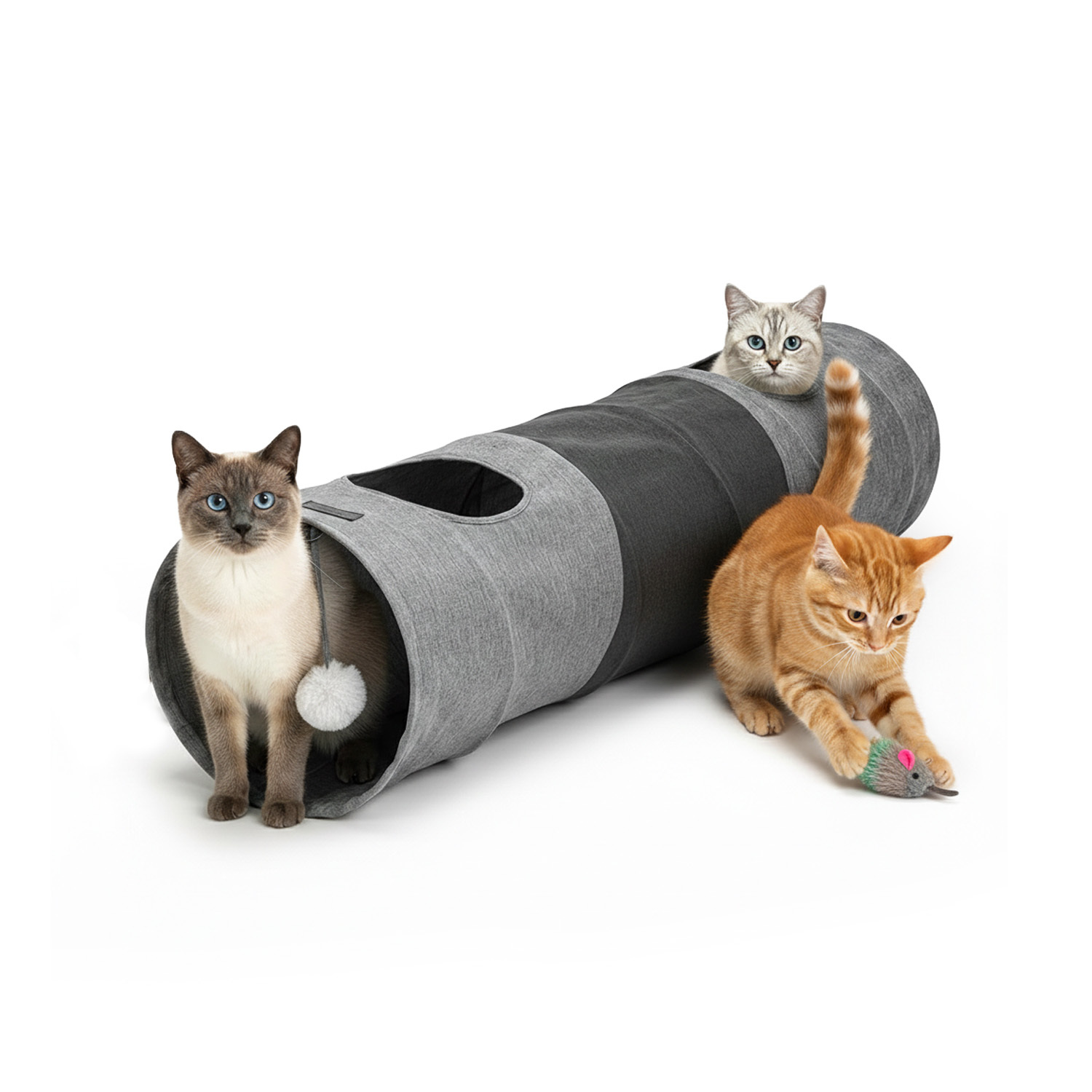 TEMU Tunnel per Spazioso con Palla da Gioco 30x130 cm Interattivo