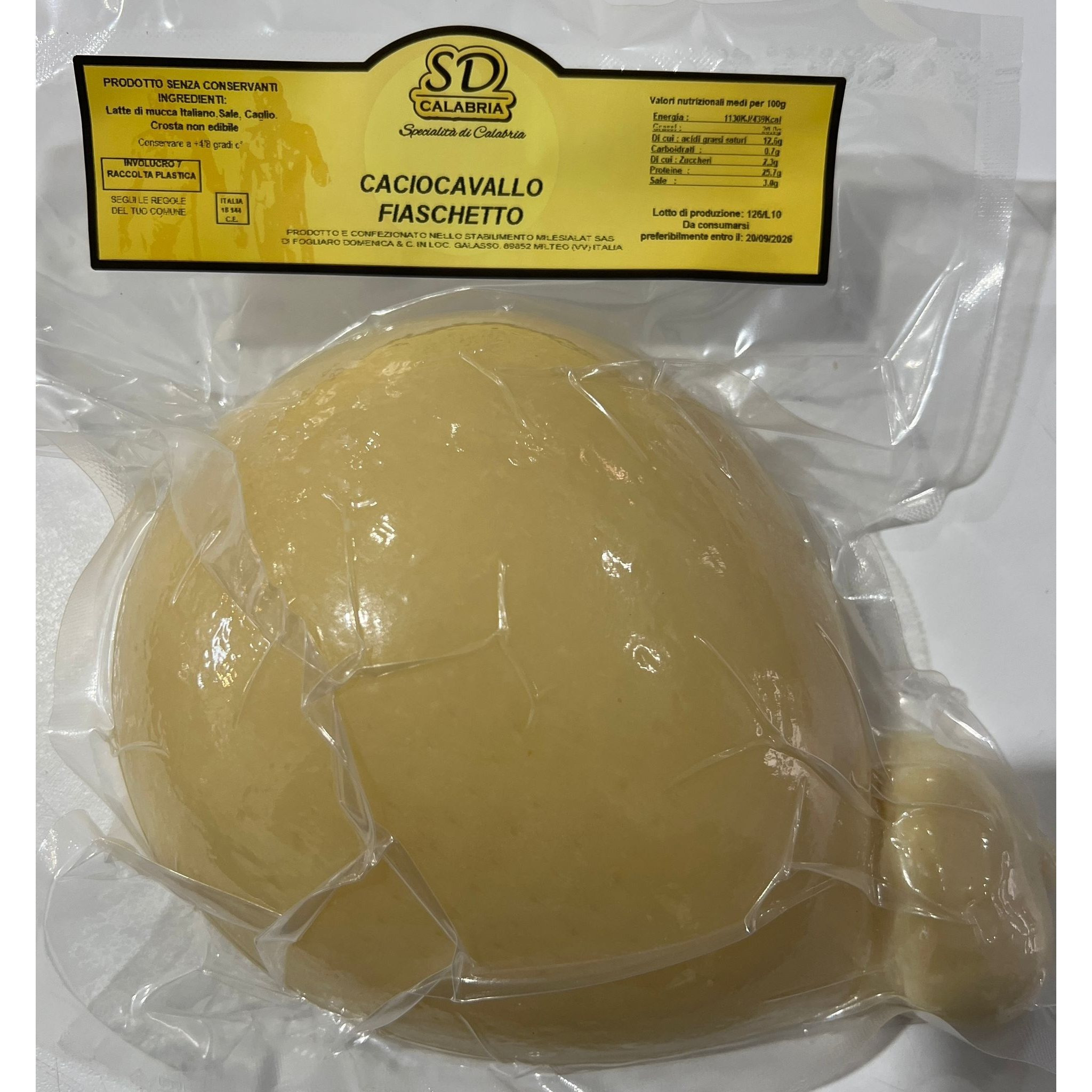 Image of Artisanal Caciocavallo Cheese, 1kg To 1.1kg