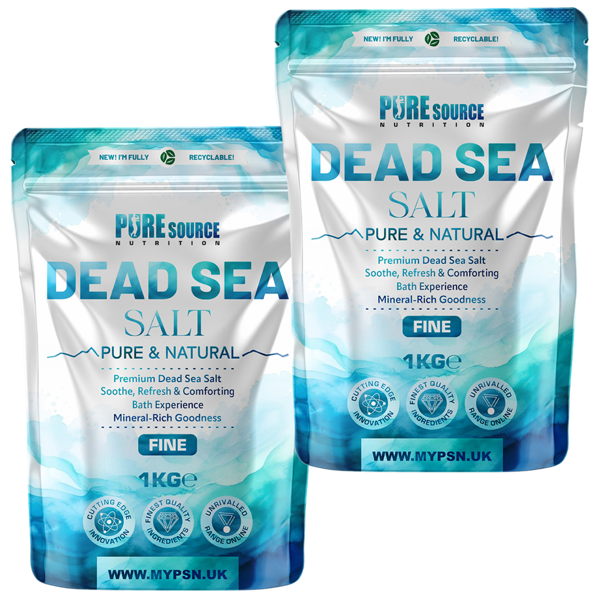 PSN Dead Sea Salt Fine, 1Kg
