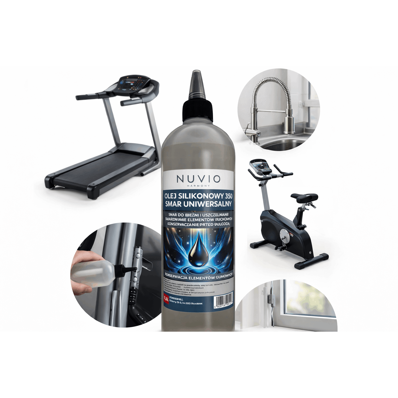 Silicone Oil For Conservation And Lubrication Of Sports Equipment Bearings 1000ml Best 1l