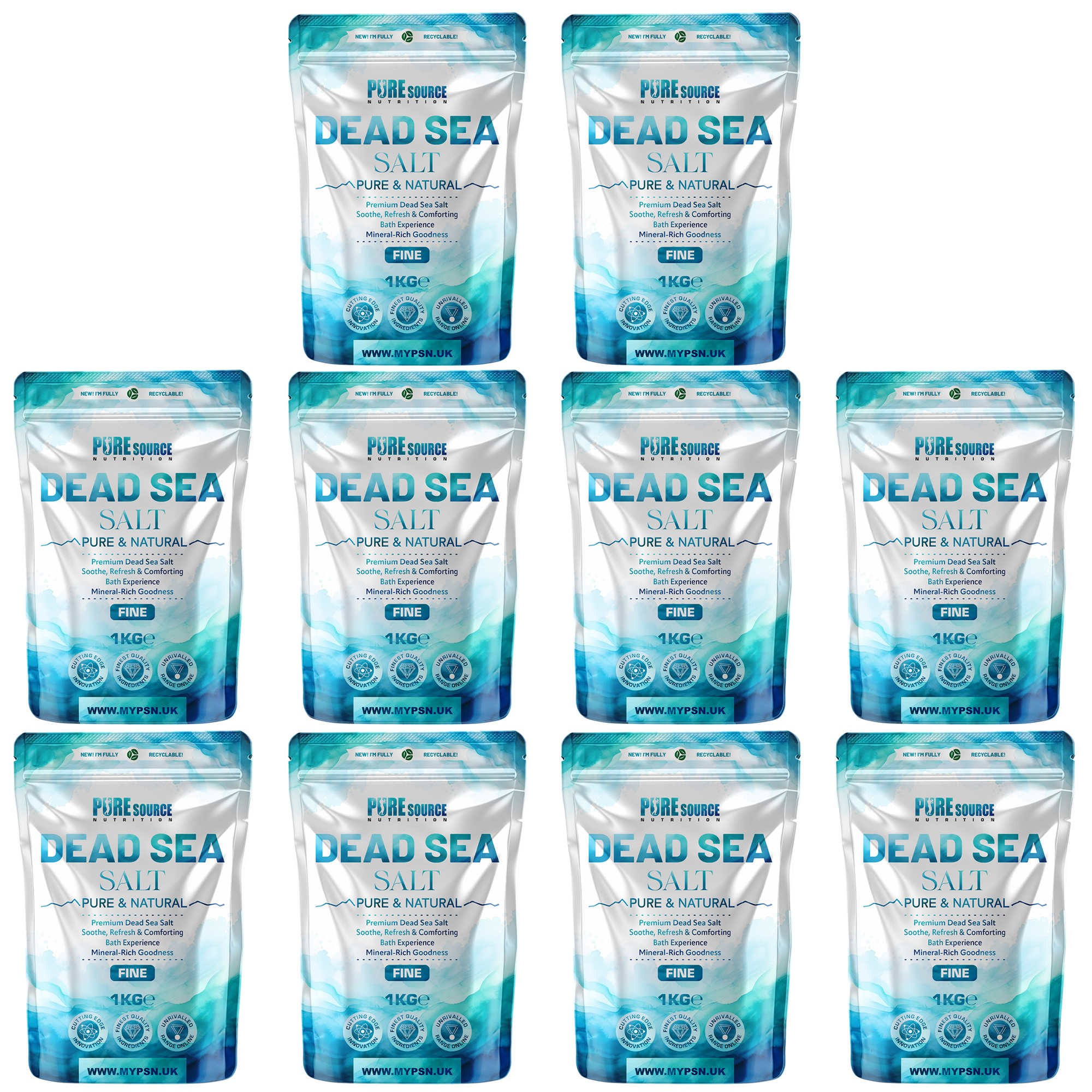 PSN Dead Sea Salt Fine, 1Kg