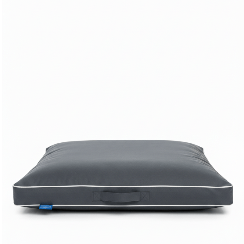 TEMU Waterproof Dog Bed, Charcoal, Machine Washable, Plush Dog Mattress, Medium & Large Sized, Dog Sleeping Mattress, Bed, Non Slip Bottom