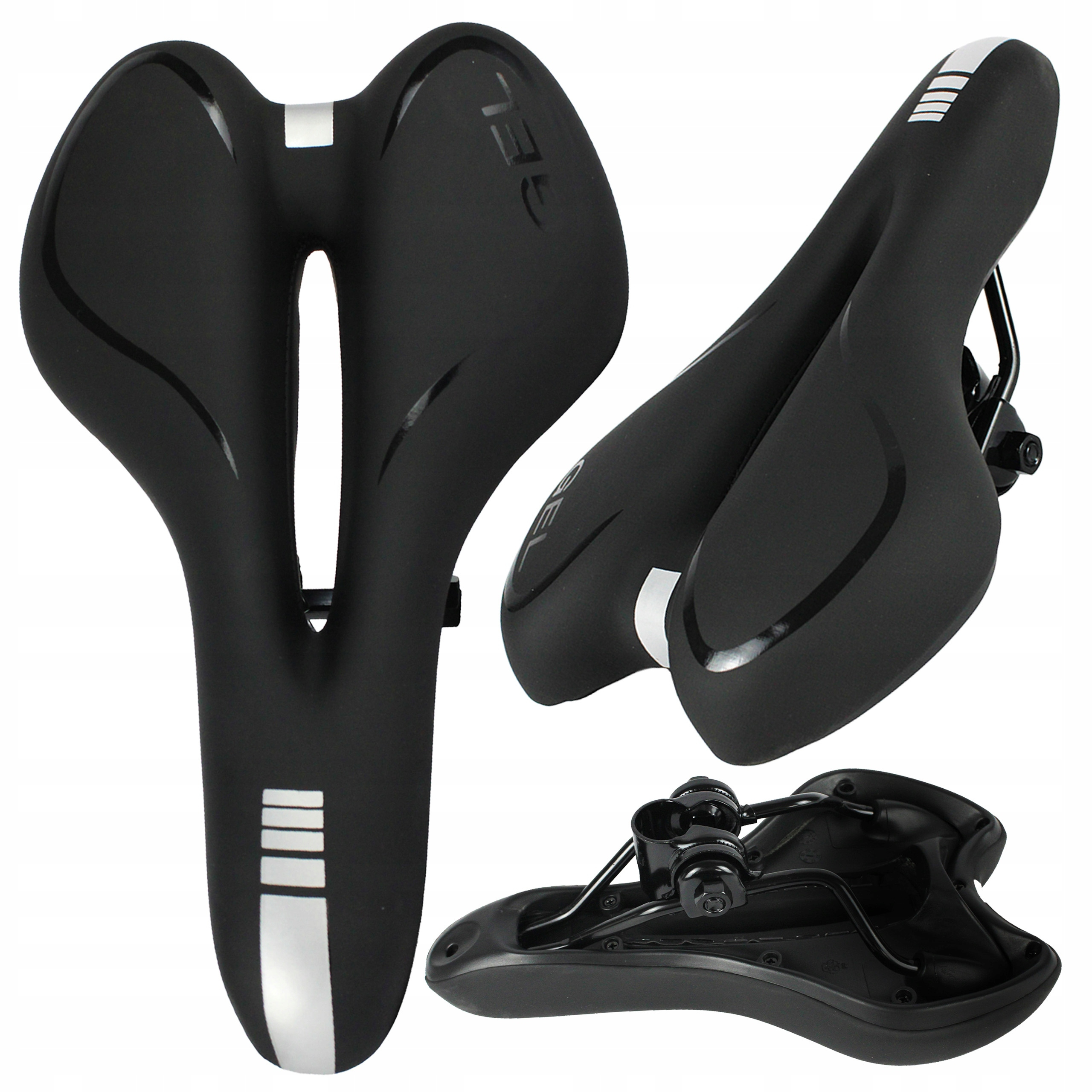 Comfortable Soft Wide Extra Ventilation Bike Seat: retailer-supplied image