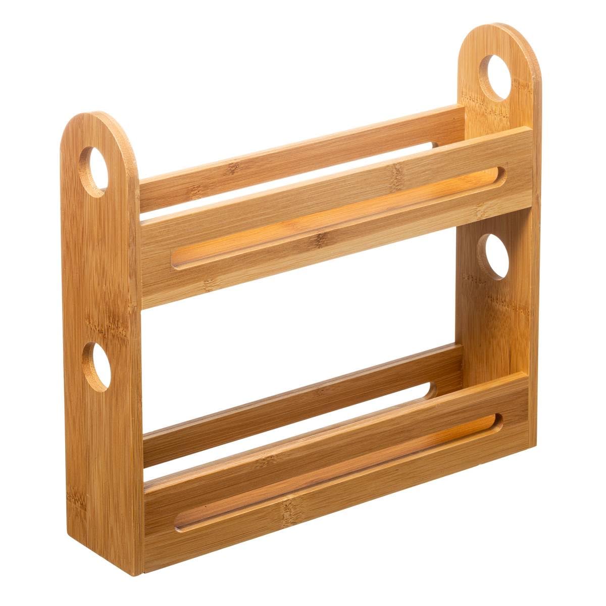 Image of 5-tier Bamboo Spice Rack 2 Levels