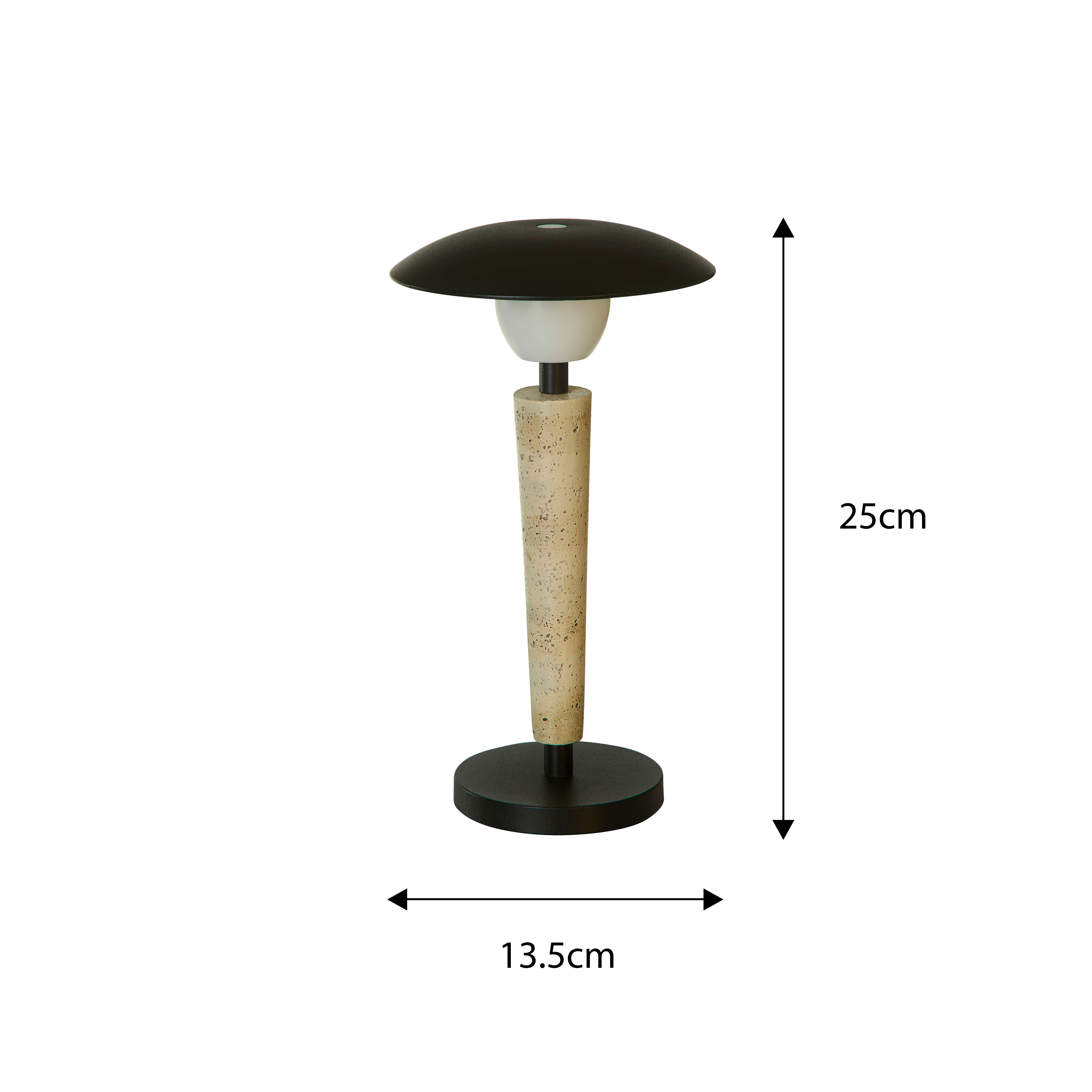 LED Rechargeable Metal Table Lamp