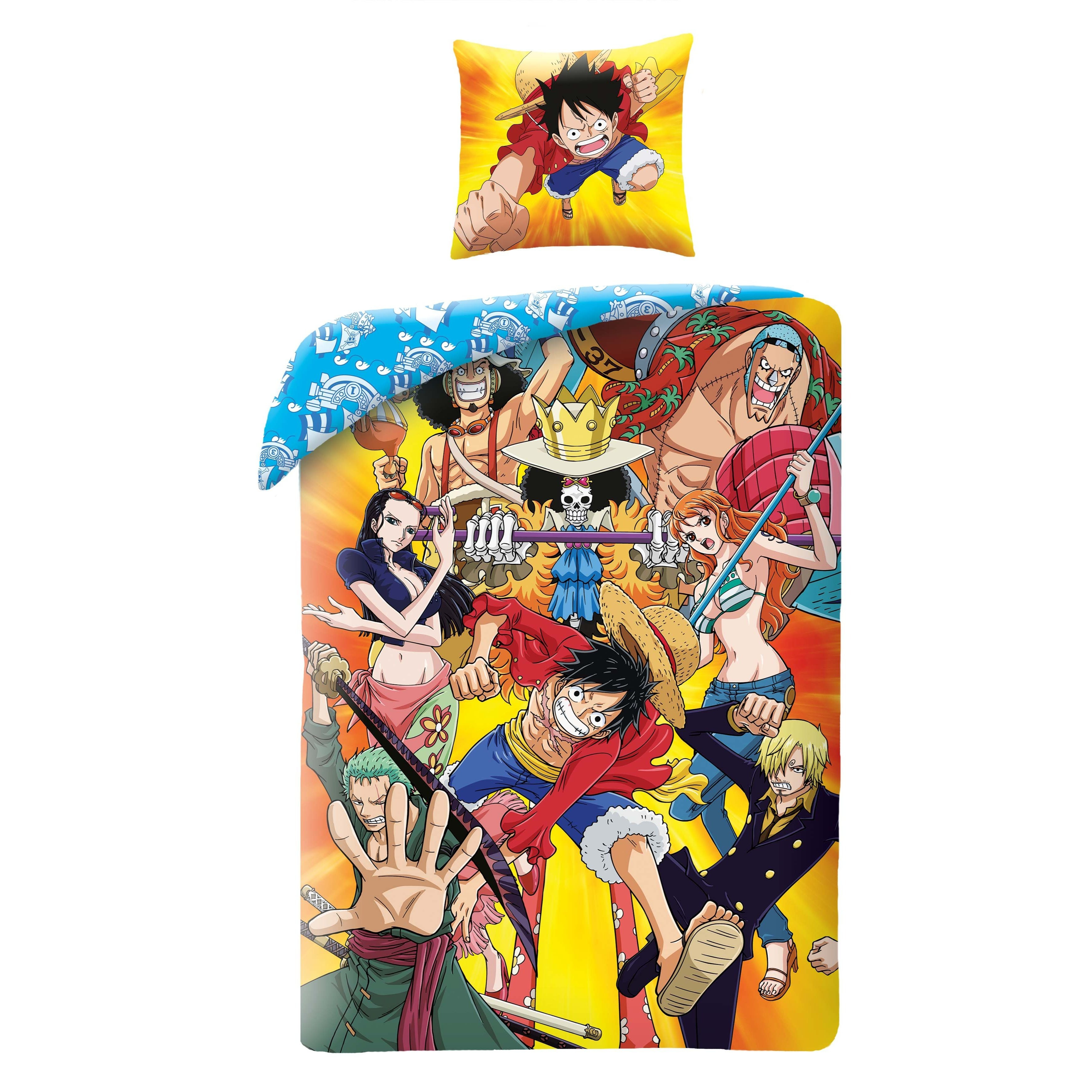 1 Piece Reversible Bed Set, Duvet Cover 140x200 Cm + Pillowcase 63x63 Cm