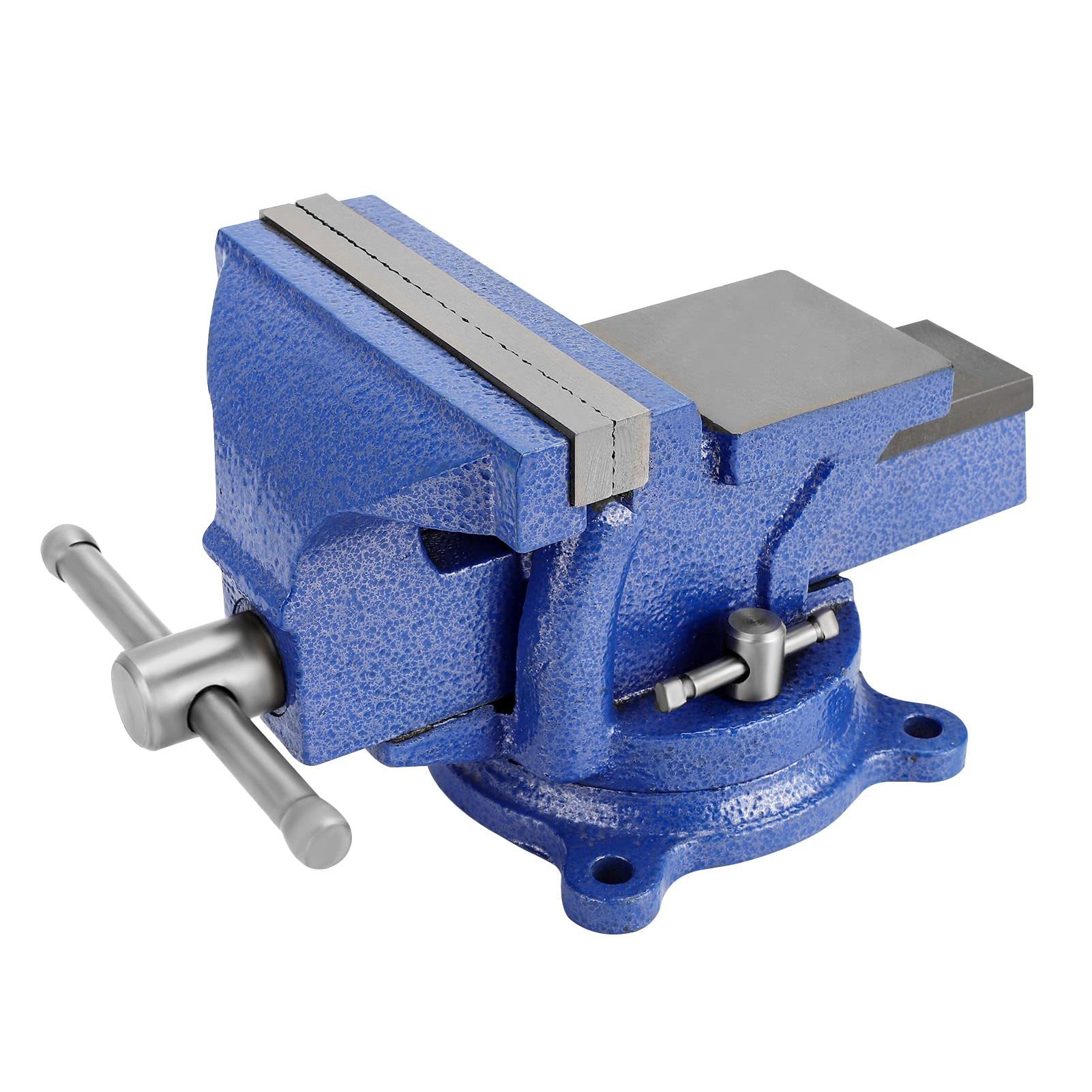 High- Vice With 360° Rotating Foot - Cast Iron Workshop Vice Clamp For Clamping And Fixing Workpiece Materials
