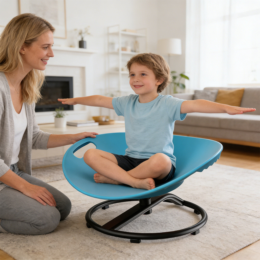 durable plastic rotating sensory chair   eggshell design training and   equipment suitable for training   home use balance and focus enhancement exercise chair christmas gift birthday present