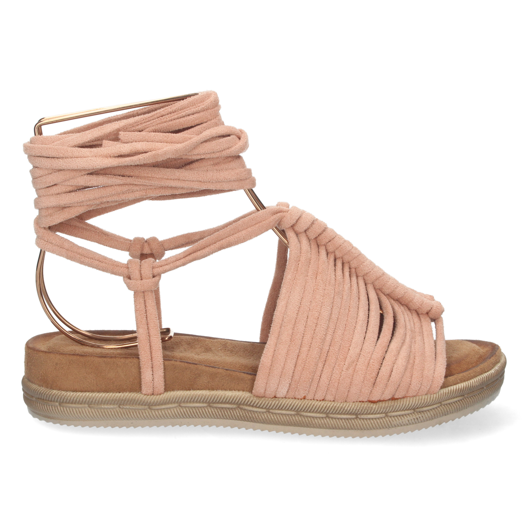 Women's Flat Sandals, Comfortable, With Ankle Strap Closure, Spring Summer