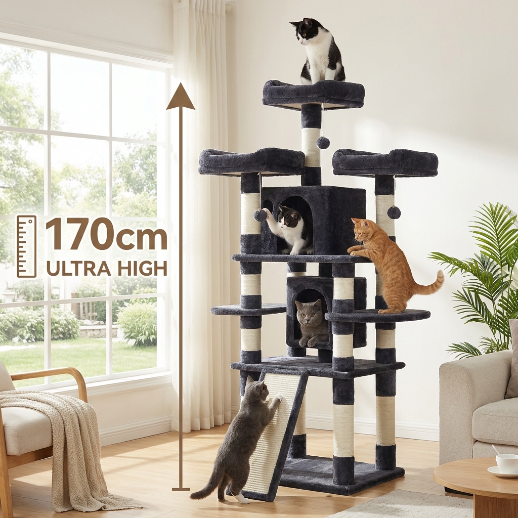 Scratching Post 170cm, A Large Scratching Post, Suitable For Climbing For .
