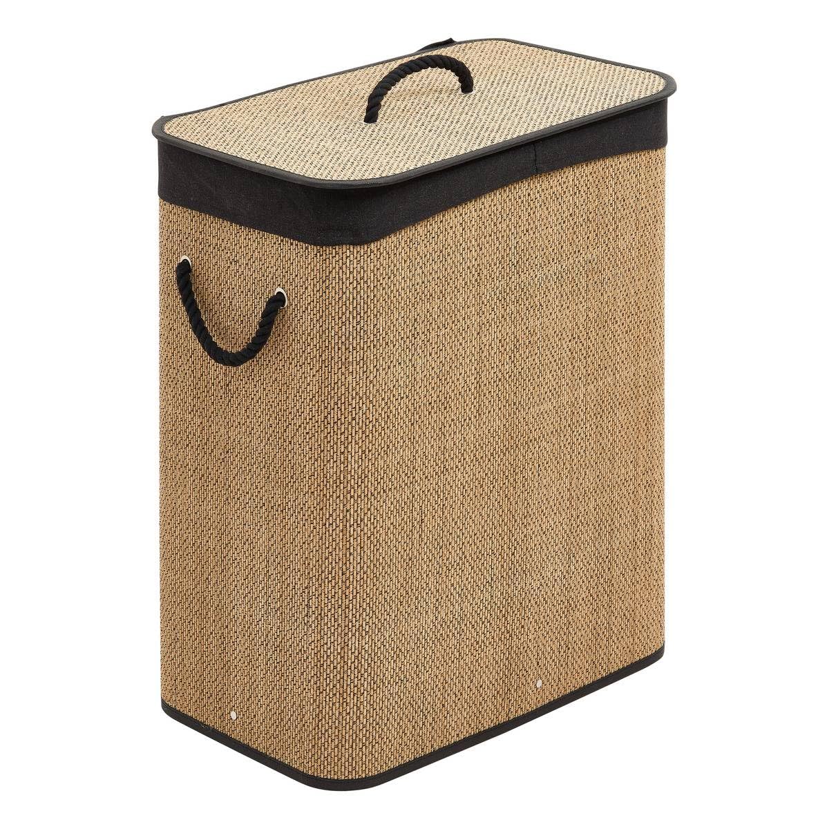 Temu Marron Panier À Linge En Bambou 60L